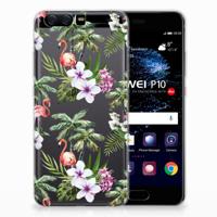 Huawei P10 | TPU Hoesje | Flamingo Palms Huawei P10 | TPU Hoesje | Flamingo Palms