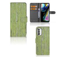 Motorola Moto G52 | Moto G82 | Book Style Case | Green Wood