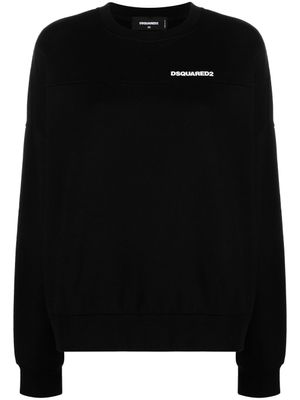 DSQUARED2 sweat à logo imprimé - Noir