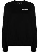 DSQUARED2 sweat à logo imprimé - Noir