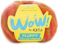 Katia WOW - Fluffy Color Trend 303 Oranje - Aardbeirood - Pistache