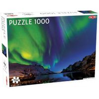 Puzzel Around the World: Northern Lights in Tromso Puzzel - thumbnail