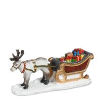 Santaa s sleigh l14xb6,5xh7 cm - Luville