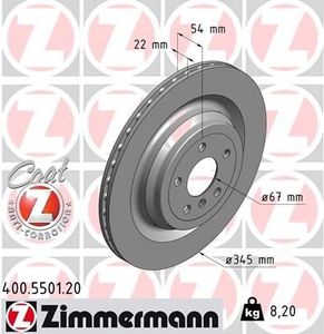 Remschijf Coat Z 400550120