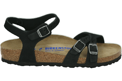 Birkenstock KUMBA SOFT FOOTBED NUBUK BLACK - alle
