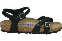 Birkenstock KUMBA SOFT FOOTBED NUBUK BLACK - alle