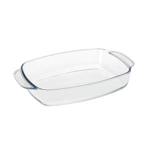 Glazen ovenschaal - 27 x 17 cm - Ovenschalen/braadslede - Ovenschotel