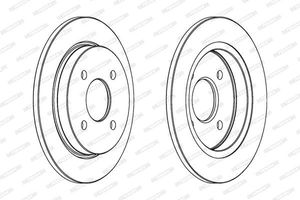 Ferodo Remschijf DDF281C