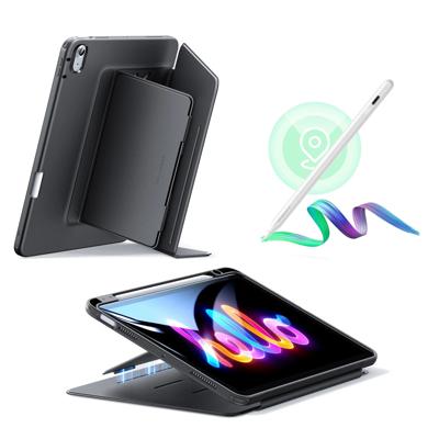 iPad Air 11" (2024) Bundle Flip Magnetic Case with Geo Digital Pencil - Black