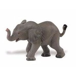 Plastic speelgoed figuur Afrikaanse olifant kalfje 8 cm   -