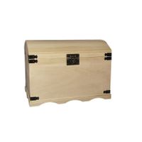 Houten speelgoed kist 44,8 cm - thumbnail