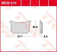 TRW Remblokken, en remschoenen voor de moto, MCB515 Allround organisch