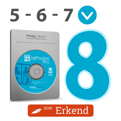 Pixel-Tech idphotos upgrade incl 1 jaar licentie