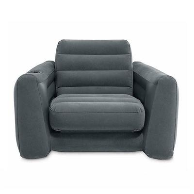 Intex 66551NP Opblaasbare Stoel-Bed 117x224x66 cm Antraciet