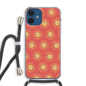 Zon: iPhone 12 mini Transparant Hoesje met koord
