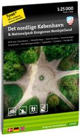 Wandelkaart Terrängkartor Det nordlige København & Nationalpark Konger