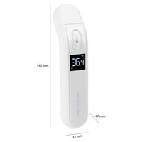 ProfiCare 330950 digitale lichaams thermometer Thermometer met remote sensing Wit Voorhoofd Knoppen - thumbnail