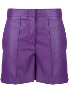 Blanca Vita short en cuir artificiel - Violet