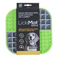 LickiMat Slomo - Groen grijs - 20 cm - thumbnail