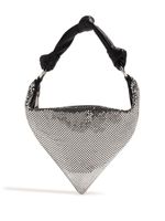 Amina Muaddi mini sac porté épaule Cameron - Argent