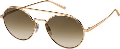 Marc Jacobs zonnebril piloot cat. 2 dames goud/bruin (456/S)