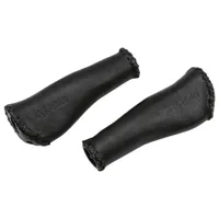 Ergotec Handvatten Monaco Leer Lang/Lang Zwart