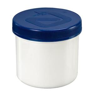Spruyt Hillen Zalfflacon wit/blauw met dop 120ml