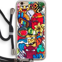 No Rules: iPhone 6 PLUS / 6S PLUS Transparant Hoesje met koord