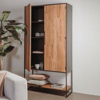 Tower Living Opbergkast 'Felino' Teakhout, 220 x 116cm