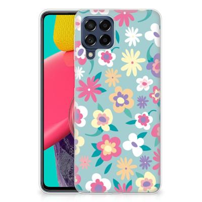 Samsung Galaxy M53 | TPU Case | Flower Power
