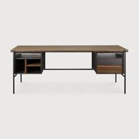 Ethnicraft Bureau 'Oscar' Teakhout, 200 x 90cm