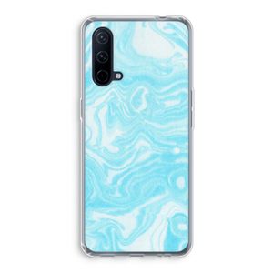 Waterverf blauw: OnePlus Nord CE 5G Transparant Hoesje