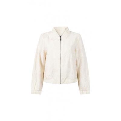 Jansen Amsterdam - Beige | Dames | Jasje | Beige | 46 | regular | Kamst mode