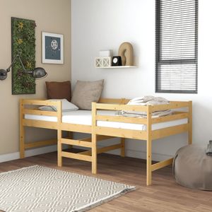 Bedframe massief grenenhout 90x200 cm