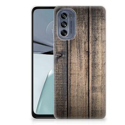 Motorola Moto G62 5G | Bumper Hoesje | Steigerhout