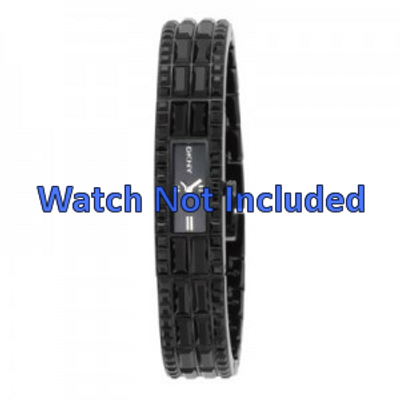 Horlogeband DKNY NY3897 Staal Zwart 12mm