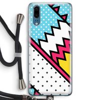 Pop Art #2: Huawei P20 Transparant Hoesje met koord