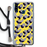 8-bit N°3: Samsung Galaxy A20s Transparant Hoesje met koord