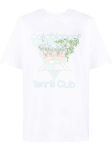 Casablanca t-shirt Tennis Club Icon en coton