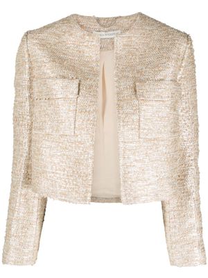 Emilia Wickstead veste Pheblia en tweed - Tons neutres