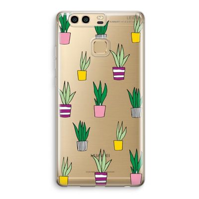 Sanseveria: Huawei P9 Transparant Hoesje