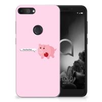 Alcatel 1S (2019) Telefoonhoesje met Naam Pig Mud