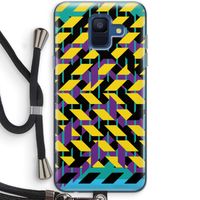 Skew Bee 3: Samsung Galaxy A6 (2018) Transparant Hoesje met koord