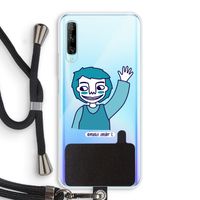 Zwaai: Huawei P Smart Pro Transparant Hoesje met koord