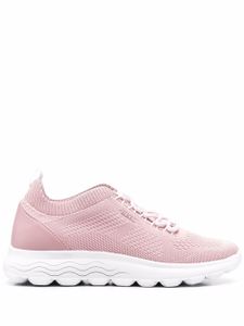 Geox baskets en maille Spherica à lacets - Rose