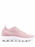 Geox baskets en maille Spherica à lacets - Rose