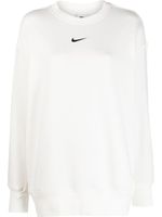 Nike pull oversize à encolure ras du cou - Blanc