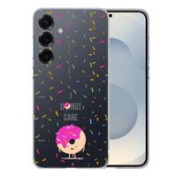 TPU Hoesje Samsung Galaxy S25 Plus - Hoesje Donut Roze Backcover