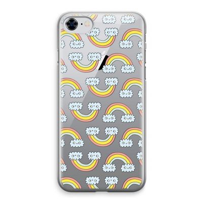 Regenboog: iPhone 8 Transparant Hoesje