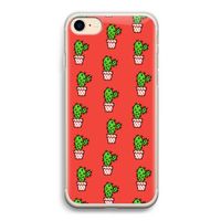 Mini cactus: iPhone 7 Transparant Hoesje